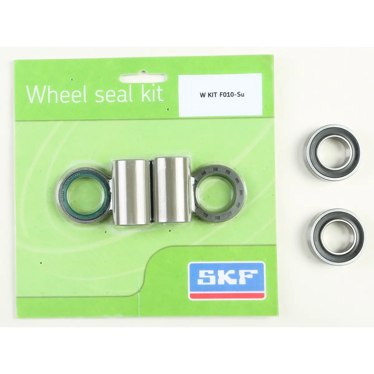 Skf Wheel Seal Kit W/ Wheel Bearings - Front - 2001-2008 Suzuki Rm125/250 - Wsb-Kit-F010-Su 1