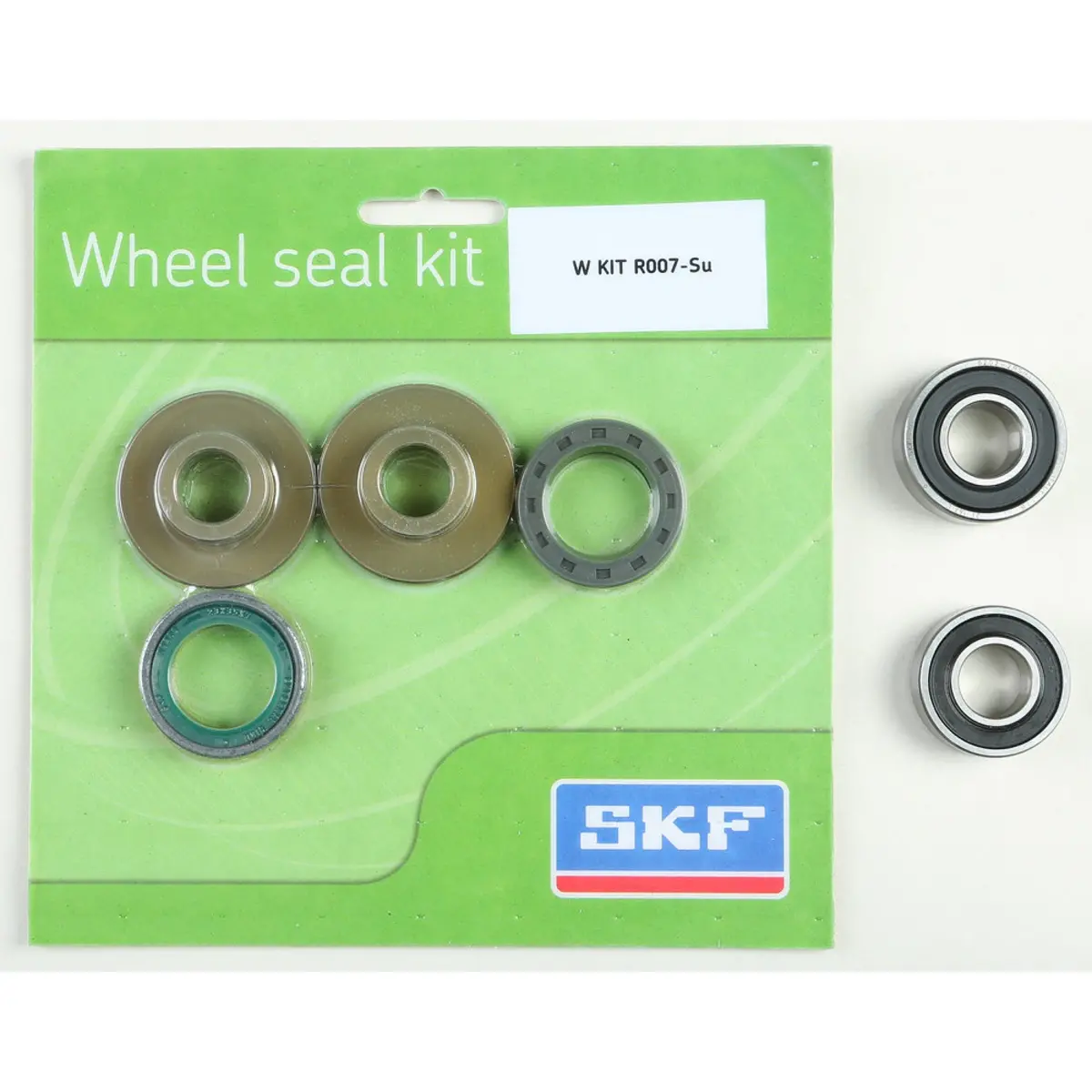 Skf Wheel Seal Kit W/ Wheel Bearings - Rear - 2002-2023 Suzuki Rm85 - Wsb-Kit-R007-Su 1