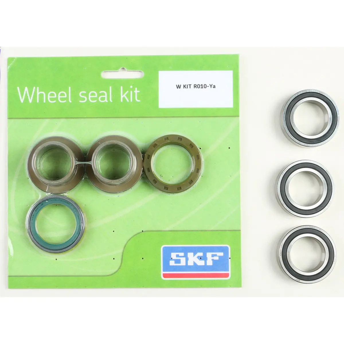 Skf Wheel Seal Kit W/ Wheel Bearings - Rear - 2009-2023 Yamaha Yz250f/450F - Wsb-Kit-R010-Ya 1
