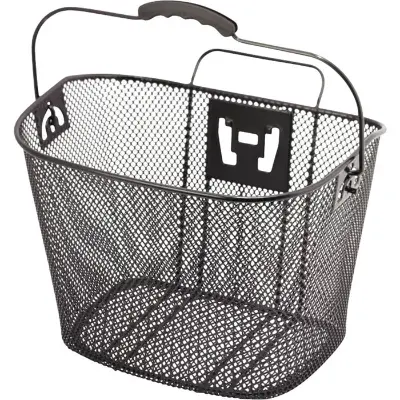 Basket Steel 35 X 26X 25Cm Qr - Black - Xlc 1