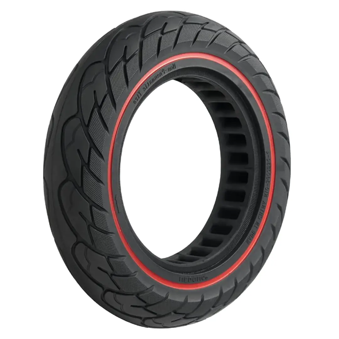 Vollgummireifen 60/70-7 Schwarz Rot Nendong Für E-Scooter 1