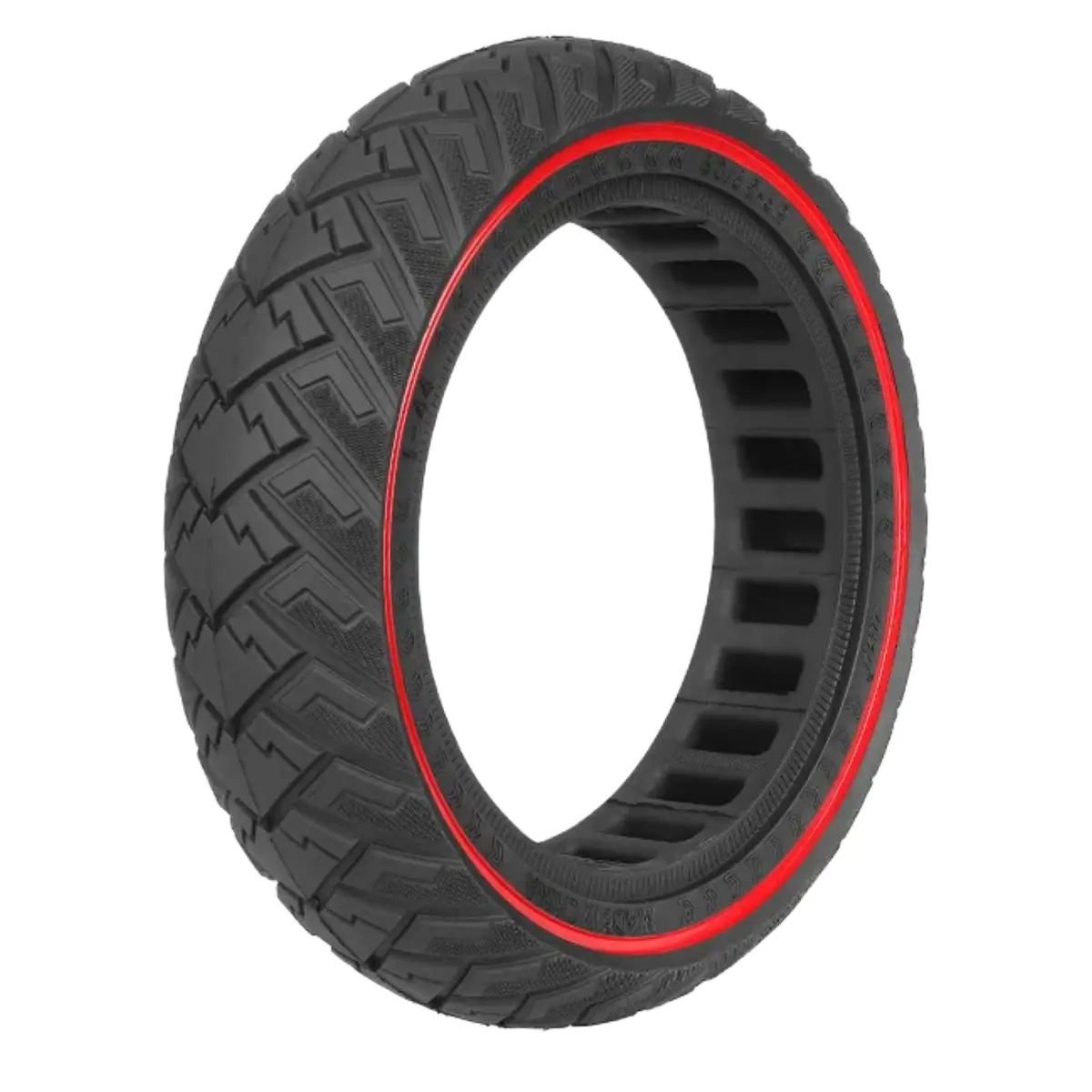 Ulip Vollgummireifen 60/65-6.9  Schwarz Rot 1
