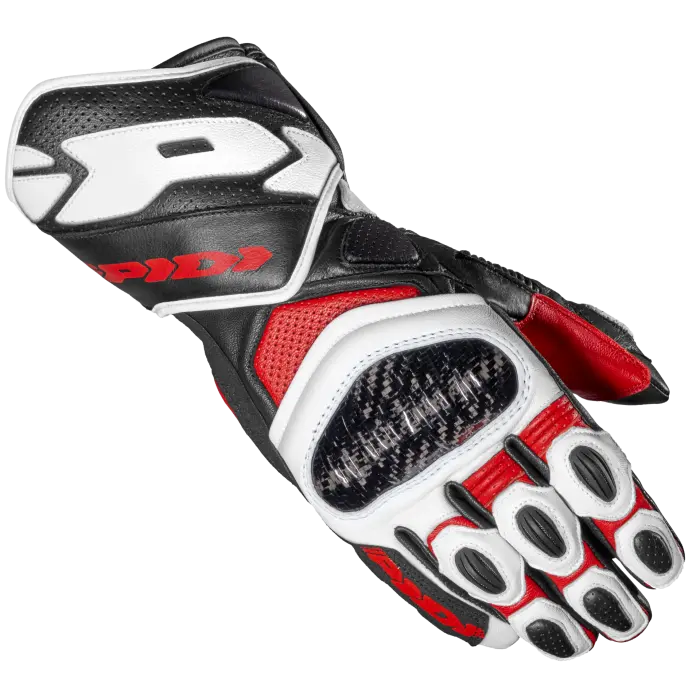 Spidi Carbo 7 Long Leather Motorcycle Gloves - Image 6