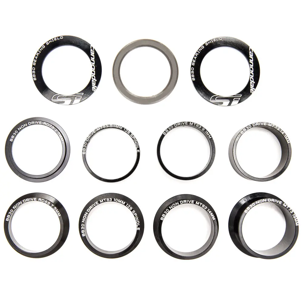Cannondale Hollowgram Mtb Crankset Spacer Kit, Bb30 1