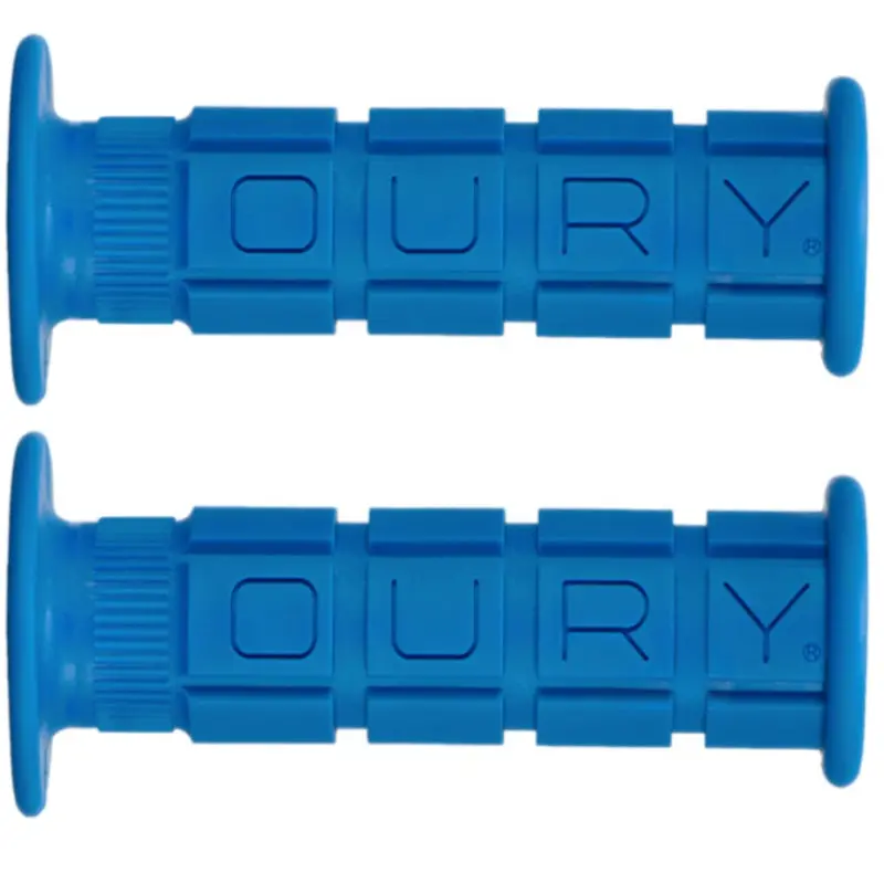 Oury Flanged Grips Blue 1