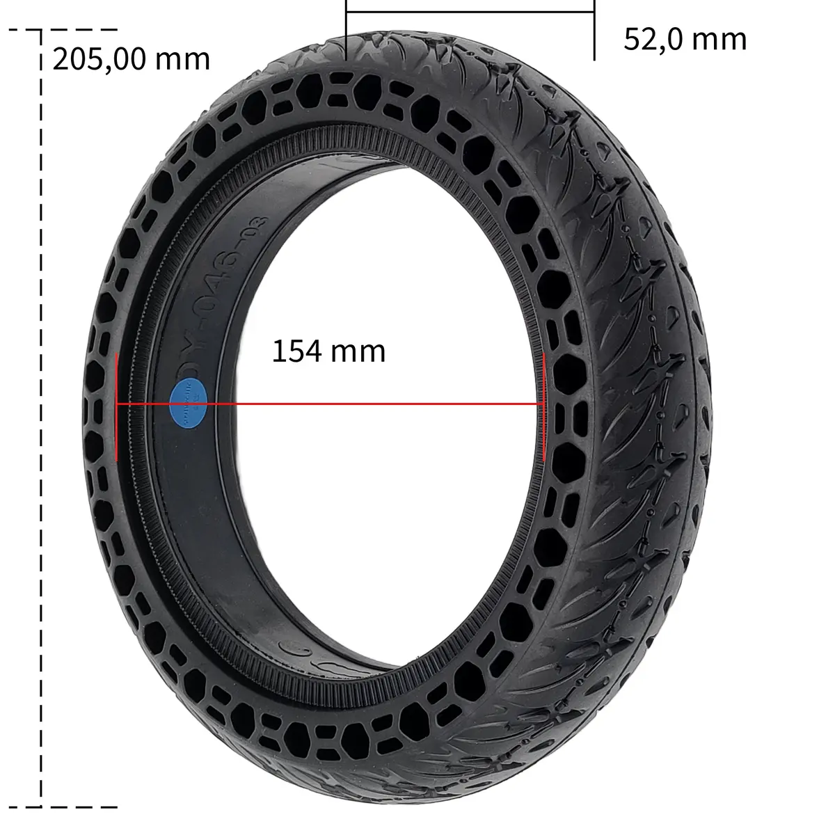 Trekstor Eg31(Eg3168 + Eg3178) Vollgummi Honeycomb Weich 8,5X2 Zoll Reifen 2