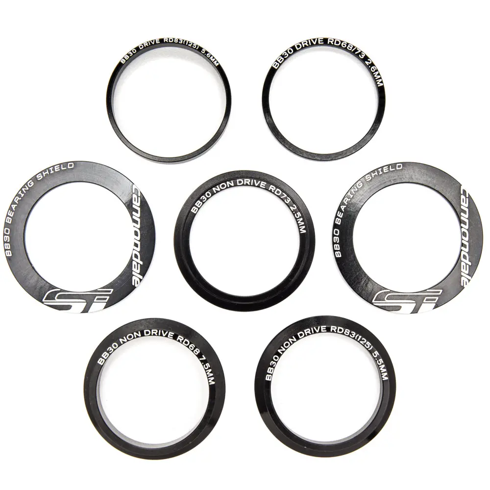Cannondale Hollowgram Road Crankset Spacer Kit, Bb30 1