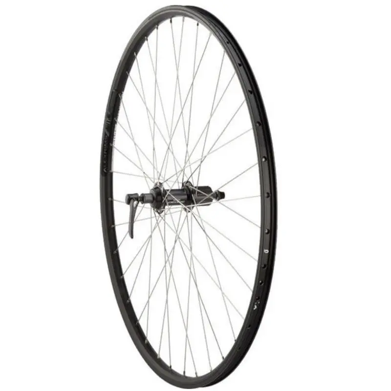 Rear 26" Qr Alloy 7 Speed Cassette Wheel Black 1