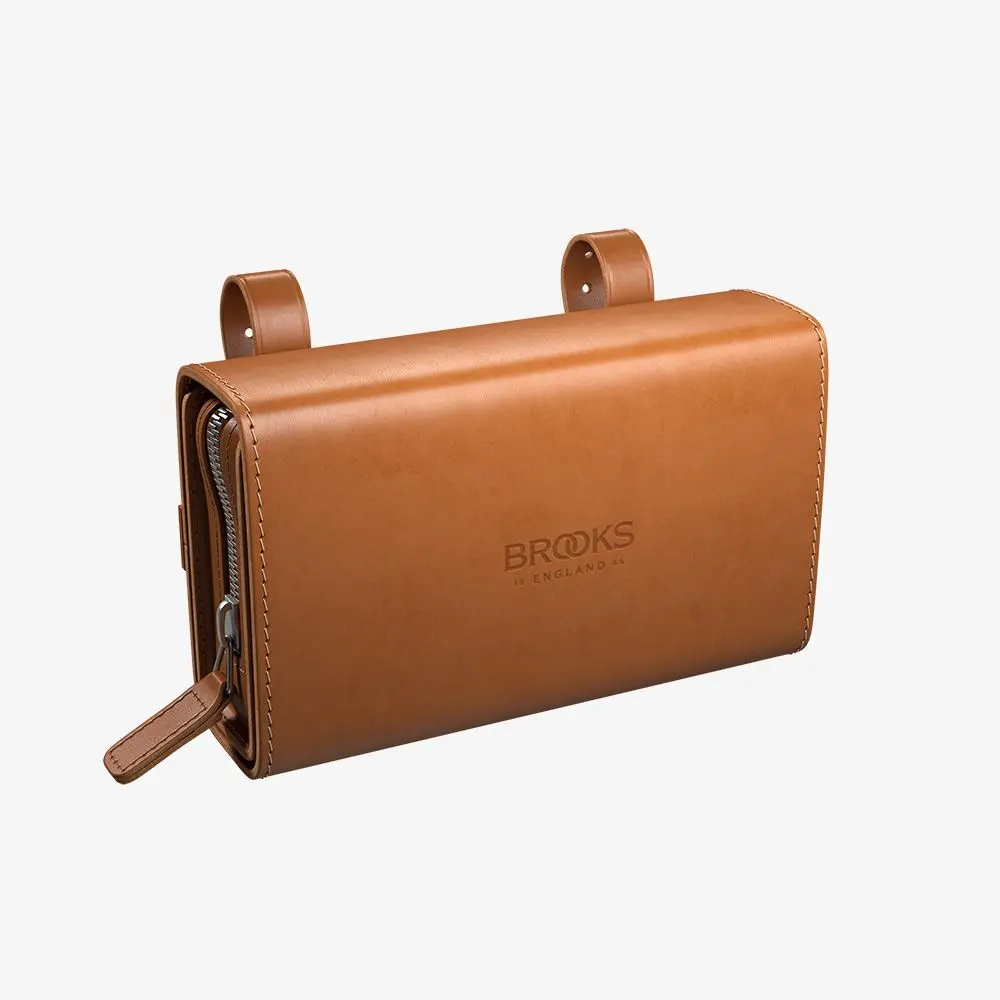 D-Shaped Saddle Bag Honey 1