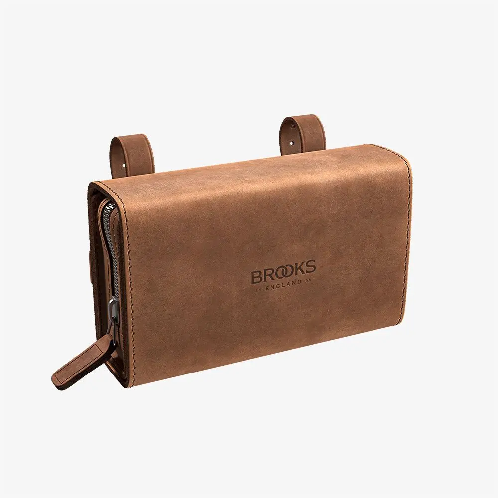 D-Shaped Saddle Bag Dark Tan 1