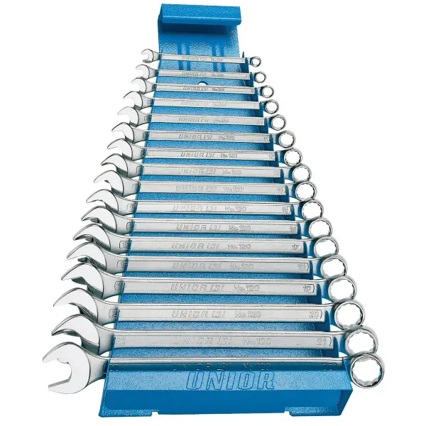 Unior Combination Wrench Long Set On Stand 1