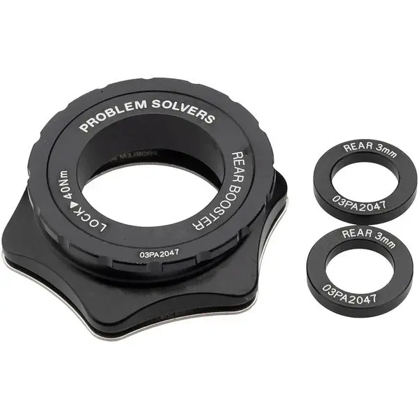 Problem Solvers Booster Rear Hub Spacing Kit - Center Lock 1