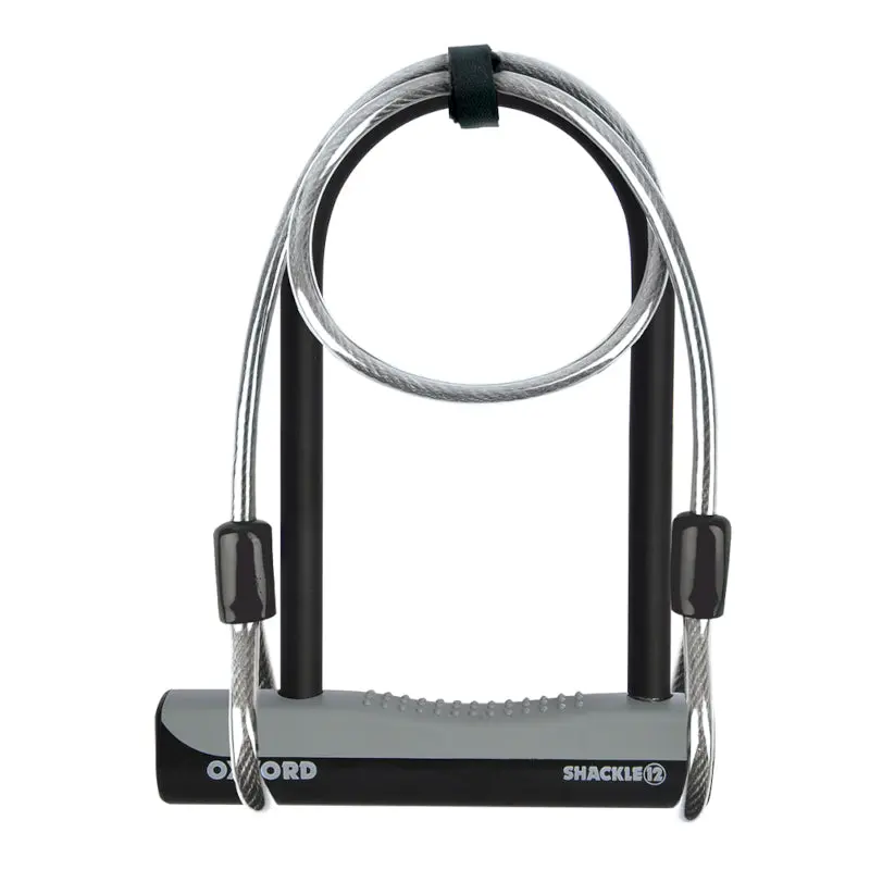 Oxford Shackle12 Duo D-Lock With Cable 1