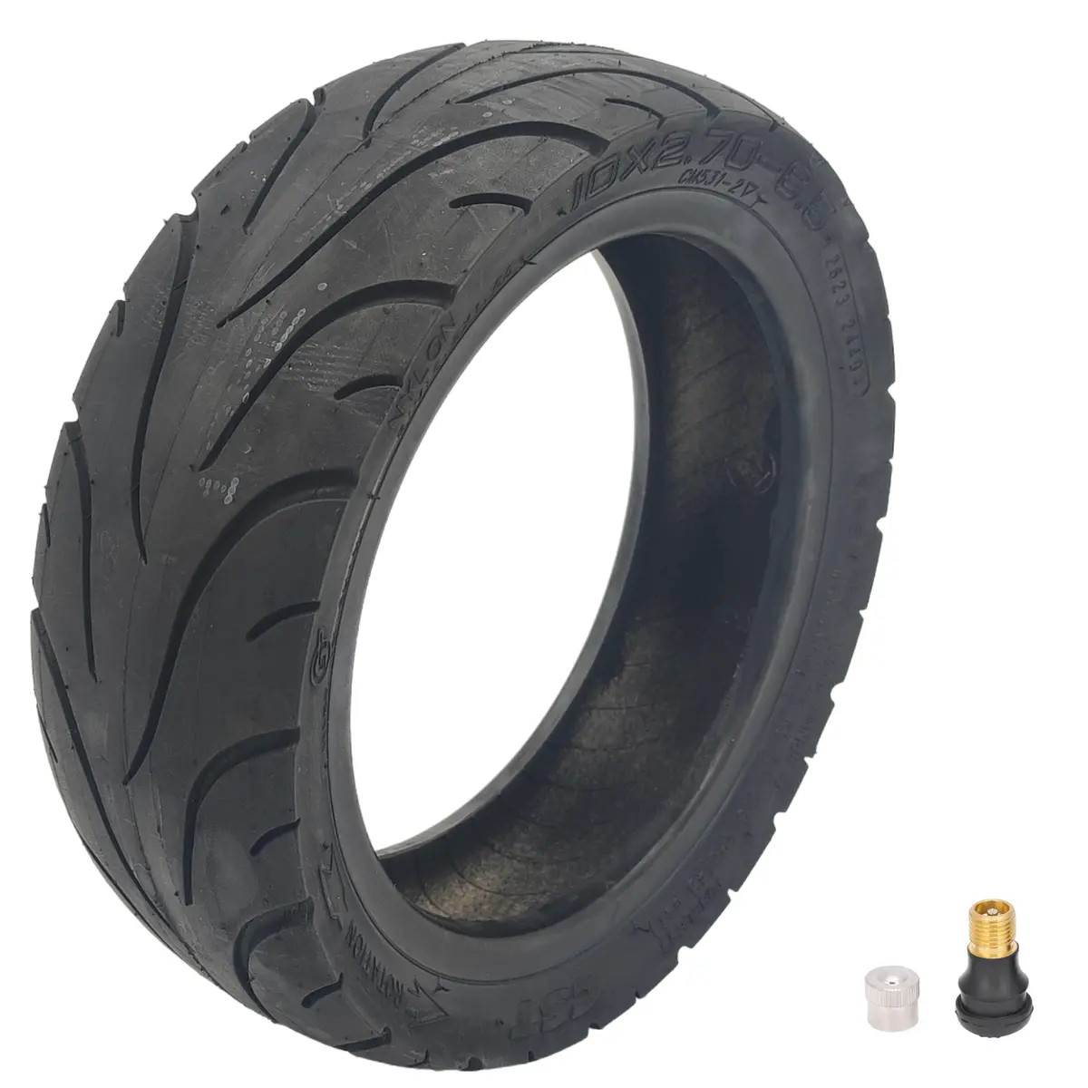 Yadea Elite Prime X1 Reifen 10X2.7-6.5 Tubeless Ohne Gelschicht Mit Ventil Cst 1