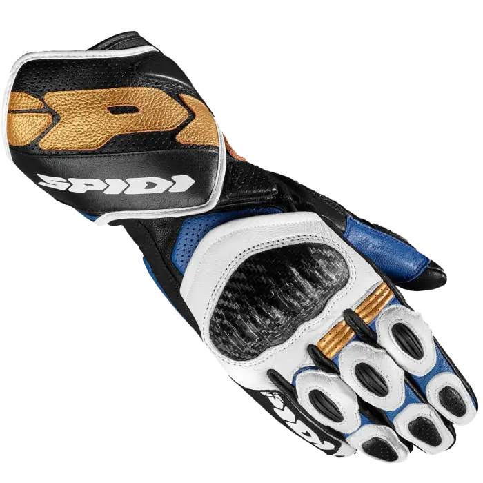 Spidi Carbo 7 Long Leather Motorcycle Gloves - Image 7