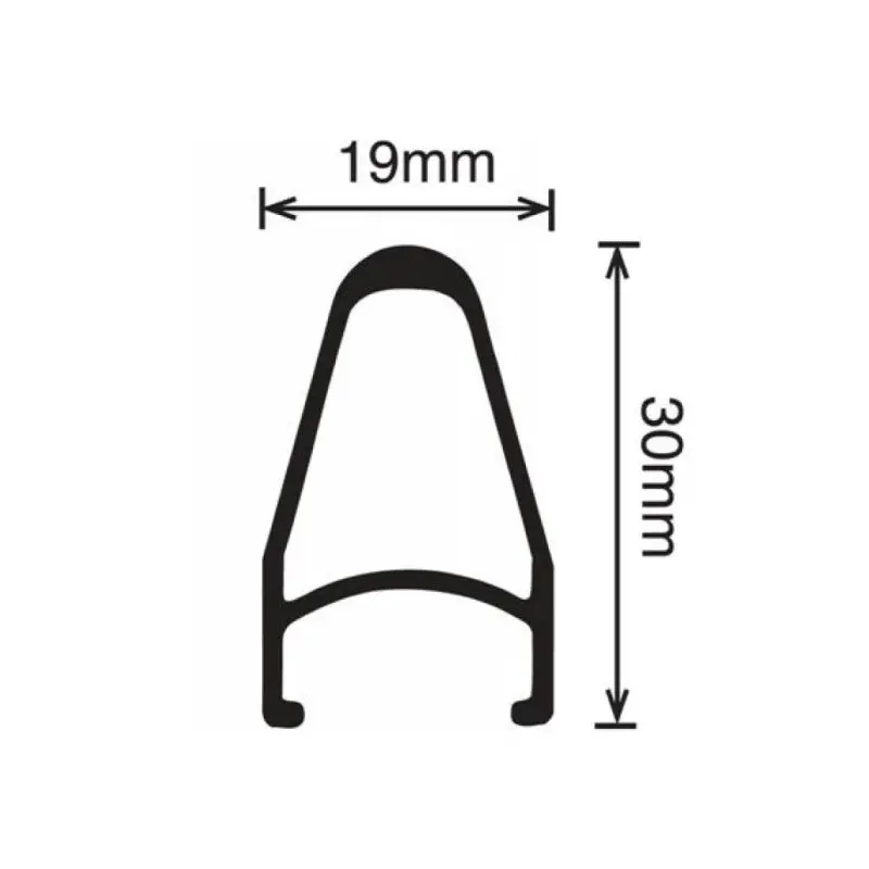 Velocity Deep-V 700C Rim 36H White Non-Msw 1