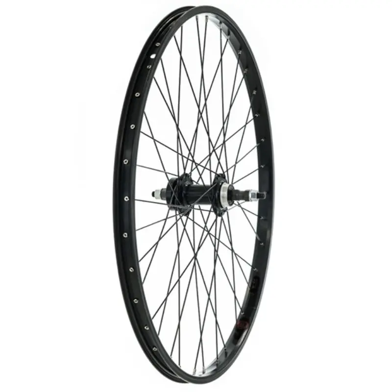 Rear 26" Alloy/Steel Screw-On Wheel Black 1