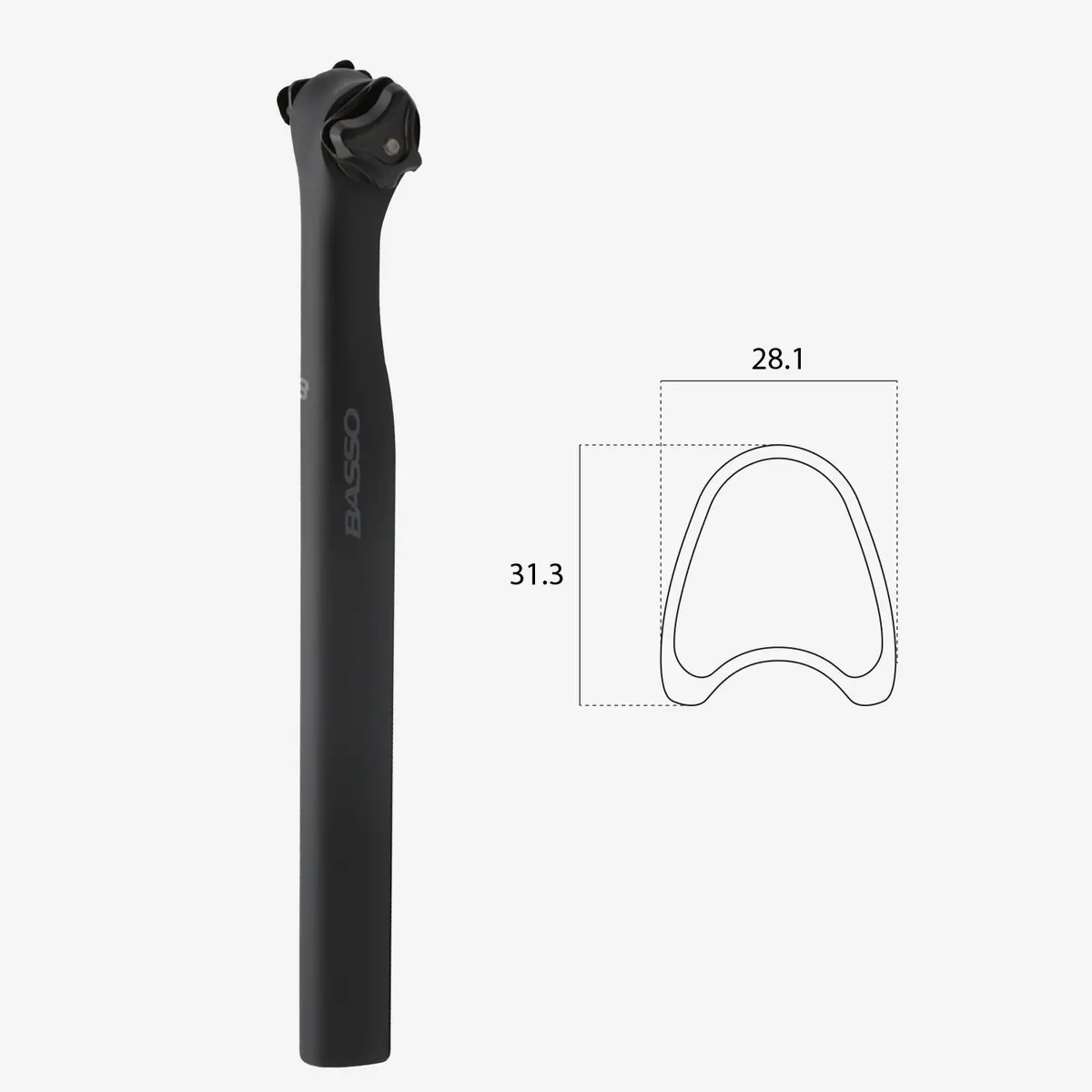 Basso Diamante Sv Seatpost 0Mm Offset 1