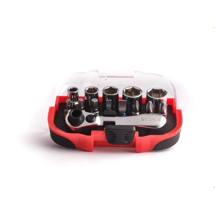 Utoku Reversible Gear Ratcheting Screwdriver Bit And Socket Set [Ut-Rgm-1] 1