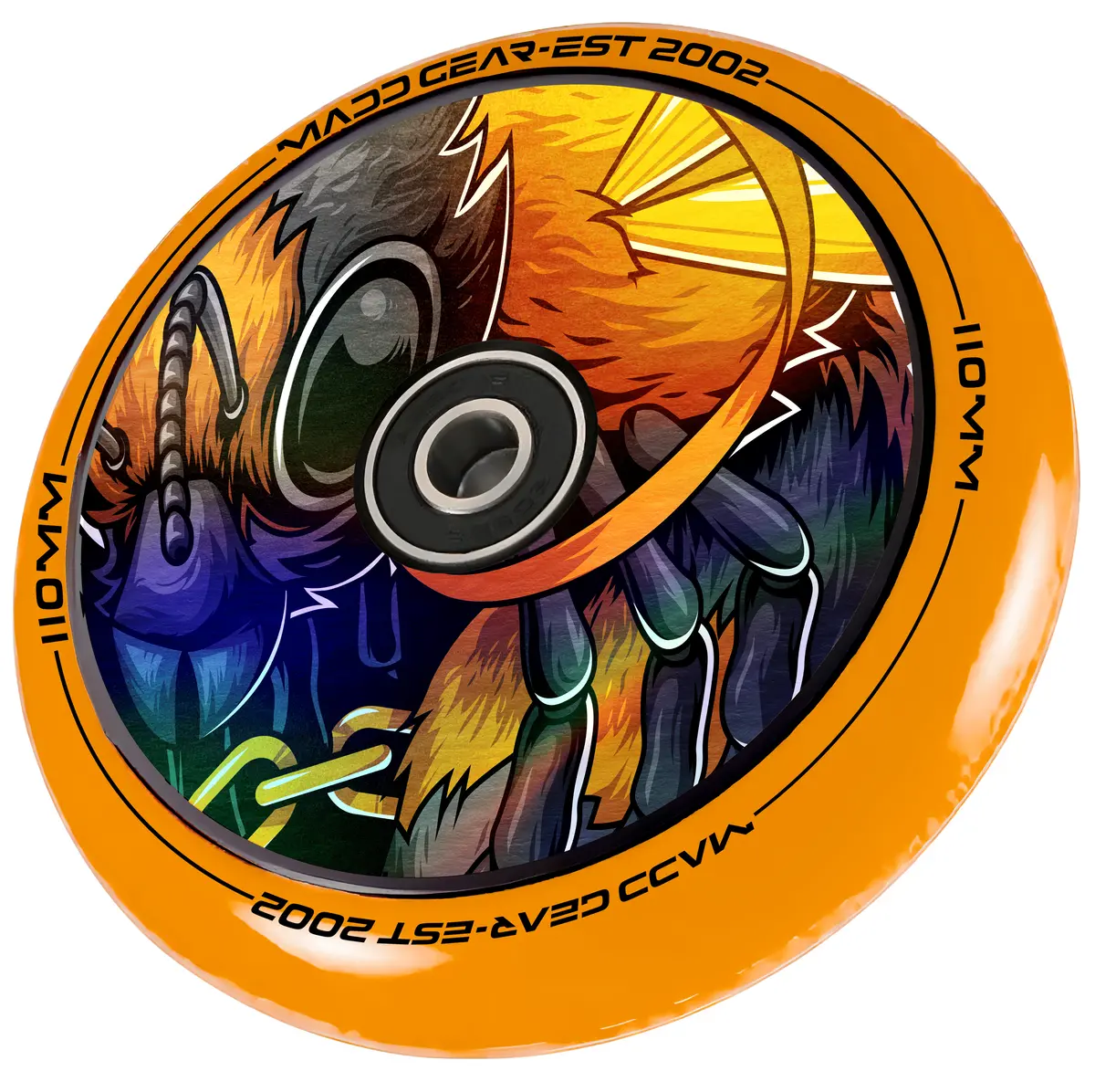 Madd Gear 110Mm Buzz Wheel Orange 1