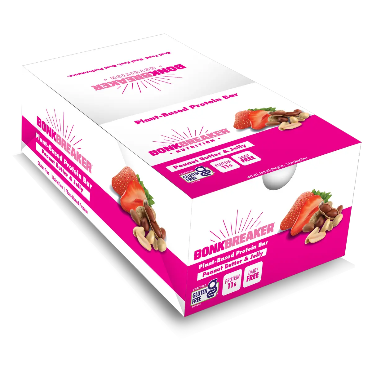 Bonk Breaker Peanut Butter & Jelly Protein + Energy Bars 1