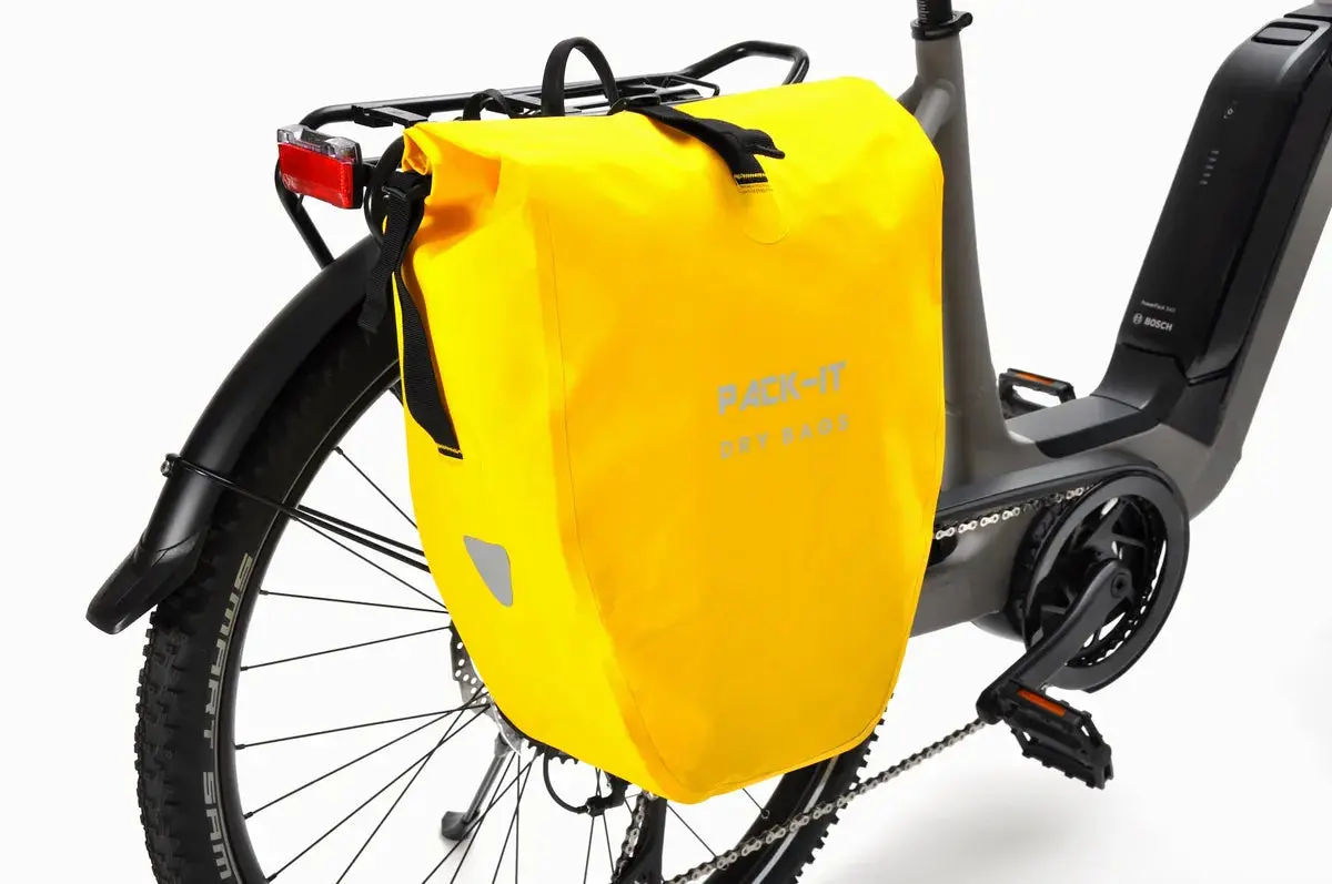 Pack-It Drybag Pannier Yellow 1