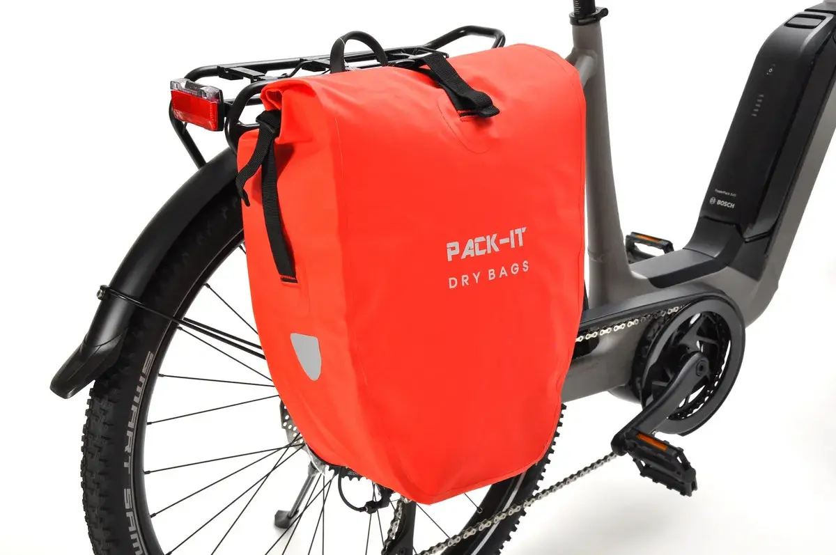Pack-It Drybag Pannier Red 1