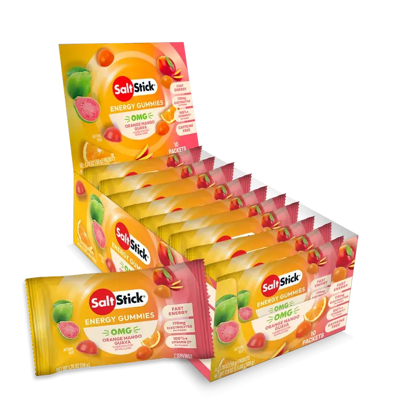 Saltstick Omg! (Orange Mango Guava) Energy Gummies 1