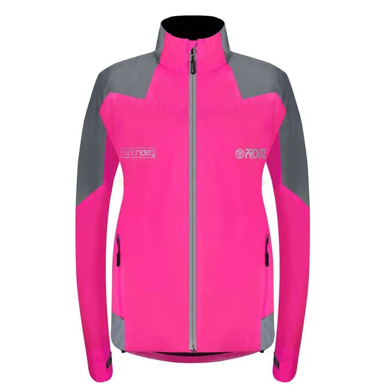 Proviz Nightrider 2.0 Women's Cycling Jacket Pink 1