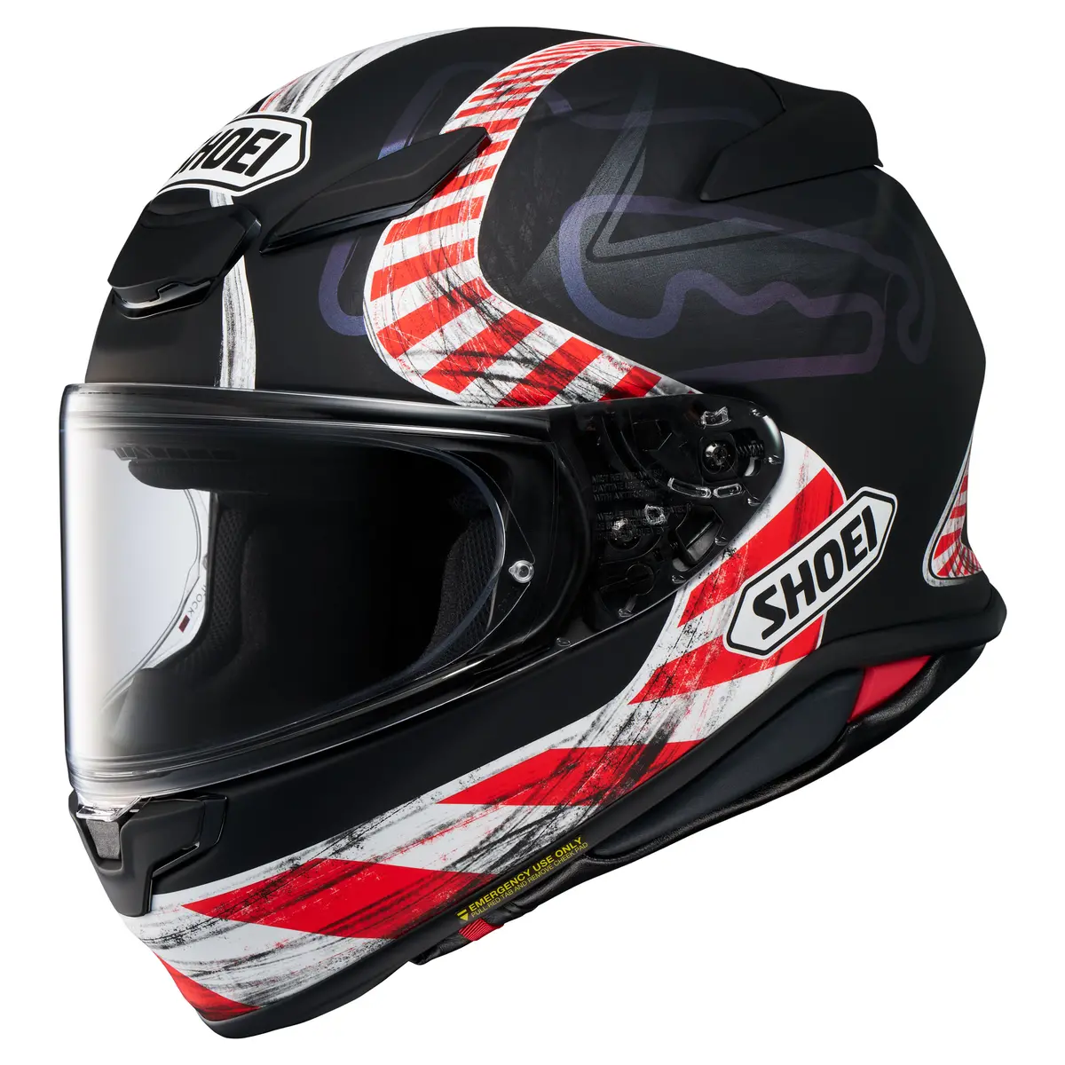 Shoei Z-8 Knee Down Full Face Helmet 1