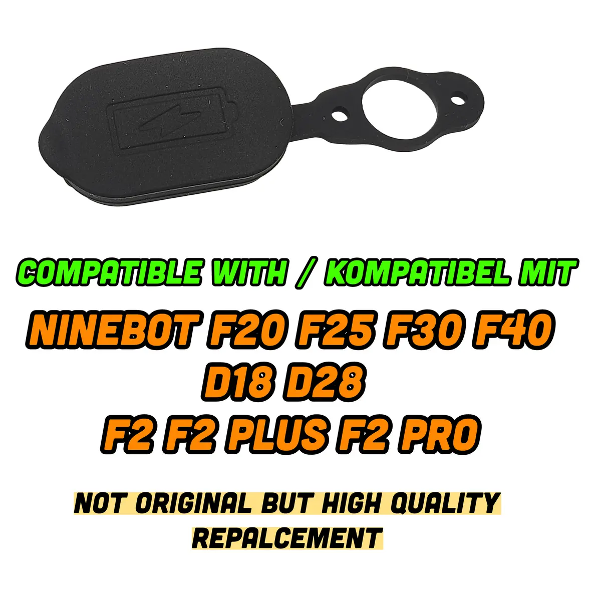 Segway Ninebot F2 F2 Plus F2 Pro Ladenanschluss Abdeckung Gummi 2