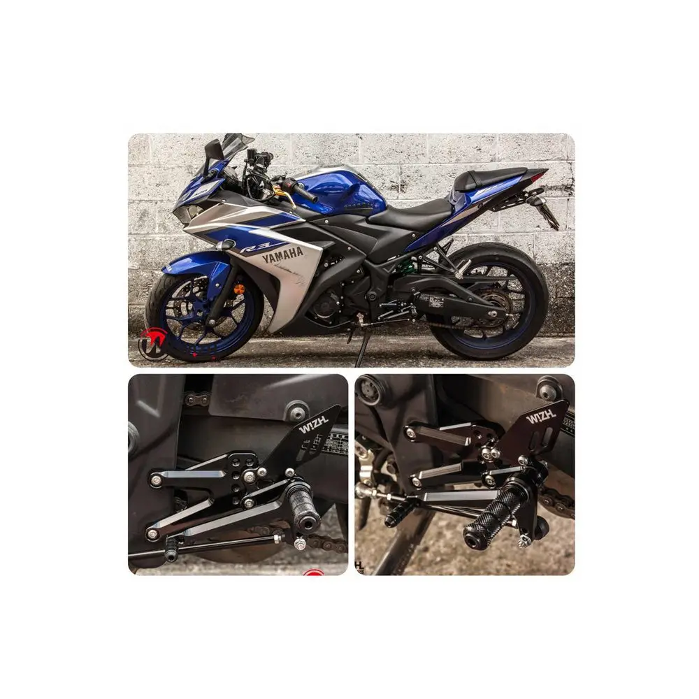 W!Zh-欣炫 腳踏後移 Rearset Bev2 Yamaha R3/Mt03 Abs 15~ 3