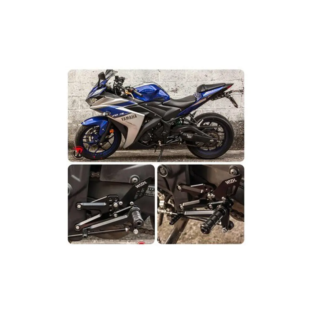 W!Zh-欣炫 腳踏後移 Rearset Bev2 Yamaha R3/Mt03 Abs 15~ 1