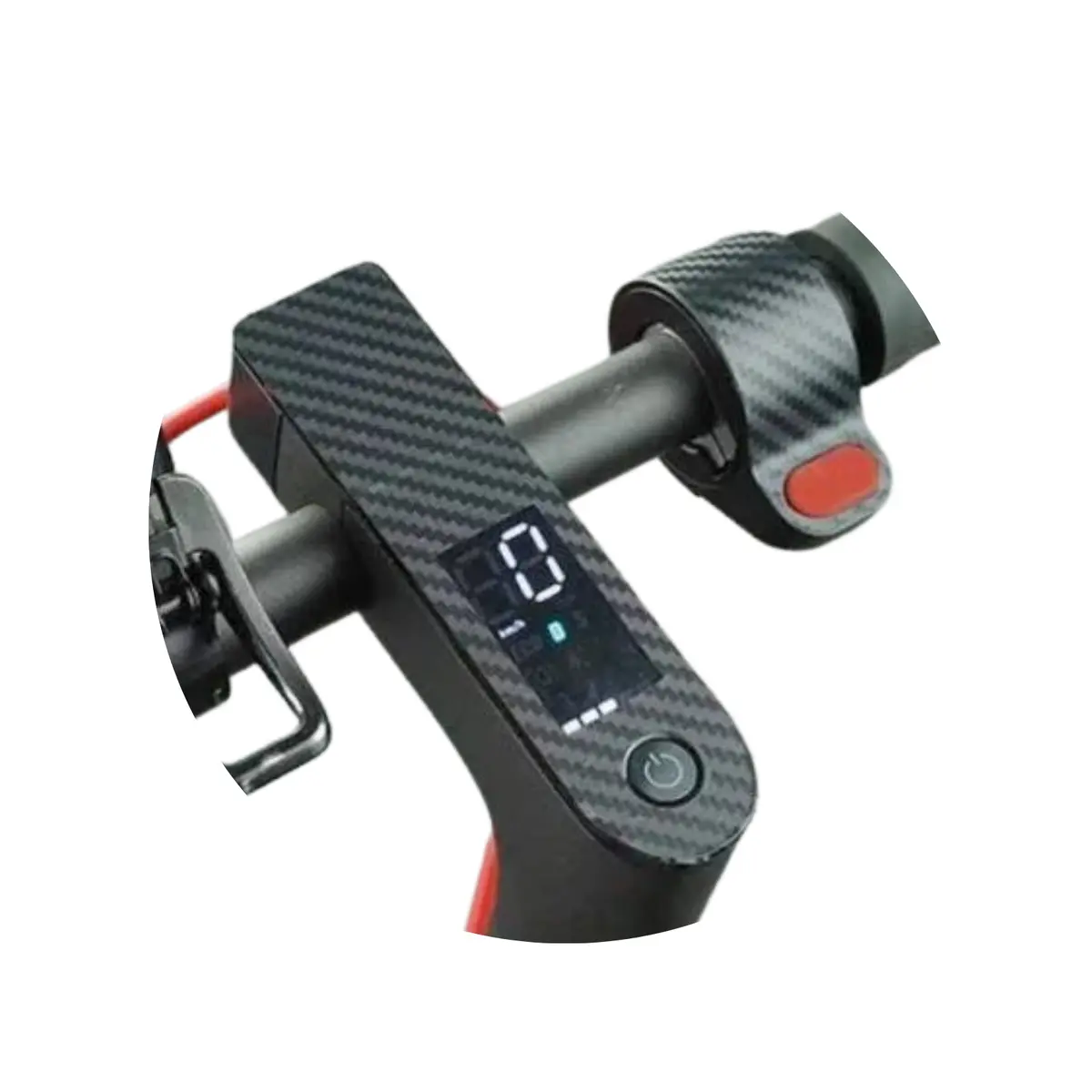 Carbon Sticker Aufkleber Für Xiaomi Mi E-Scooter Dashboard Und Gashebel 1