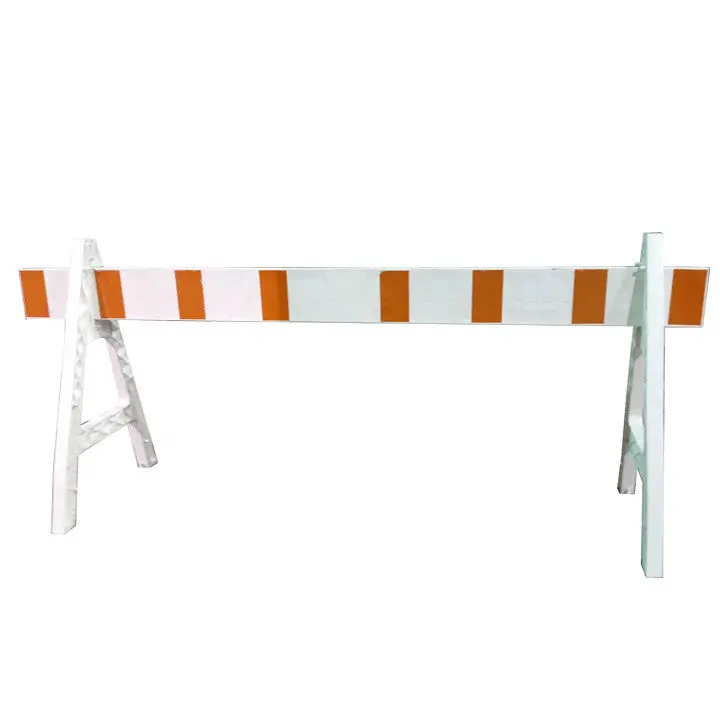 8' Plastic Saw Horse Barricade (Tc-53A) 1