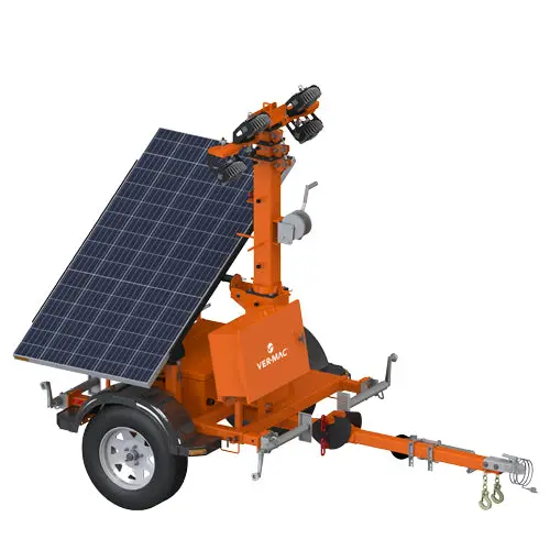 Pslt-4000S - Trailer-Mounted Solar Light Tower 1