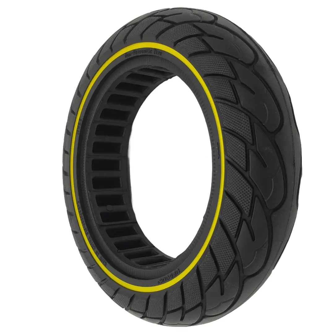 Segway Ninebot Max G30 Vollgummi Reifen 10X2.5-6.5 Schwarz Gelb 1