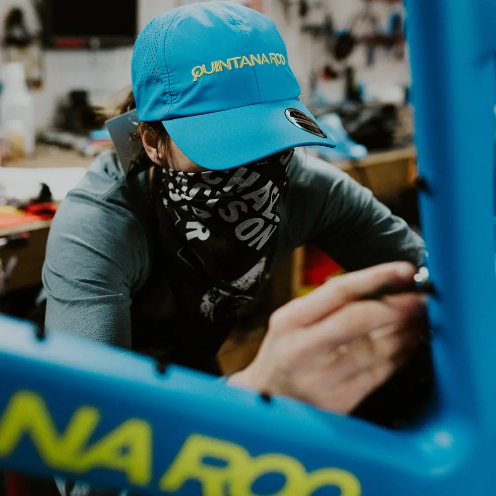 Quintana Roo Blue Technical Running Hat 1