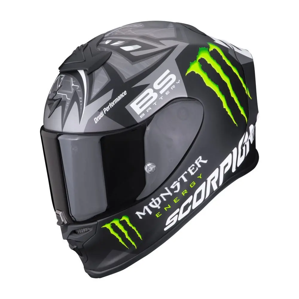 Scorpion Exo-R1 Air Replica Fabio Monster Matt Black/Silver 1