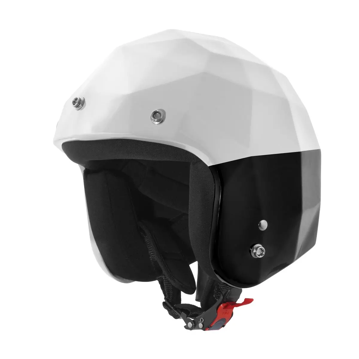 Holyfreedom Open Face Helmet Stealth - Black/White 1