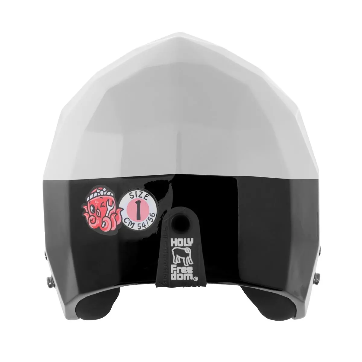 Holyfreedom Open Face Helmet Stealth - Black/White 2
