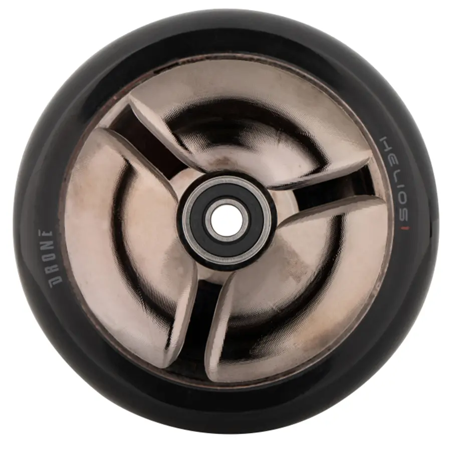 Drone 110Mm Helios 1 Hollow Spoked Feather Light Wheel Smoked Chrome 1