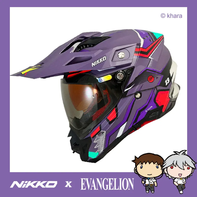 Nikko X Evangelion N-851 Eva-13 Full Face Helmet 1