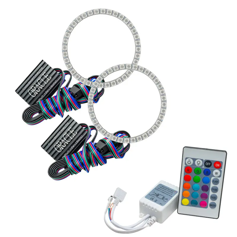 Oracle Colorshift Halo Headlight Kit For Ram 2013–2018 — Projector Style With Simple Controller 1