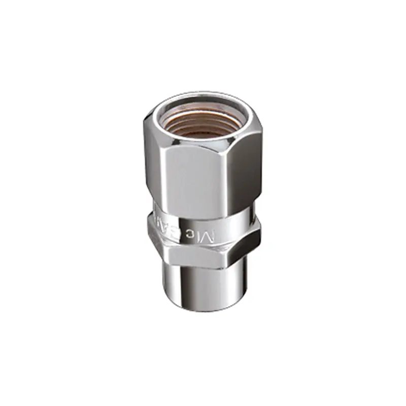 Mcgard Chrome Drag Racing Hex Lug Nuts — 1/2"-20 Thread, 13/16" Hex, 1.6" Shank (4-Pack) 1