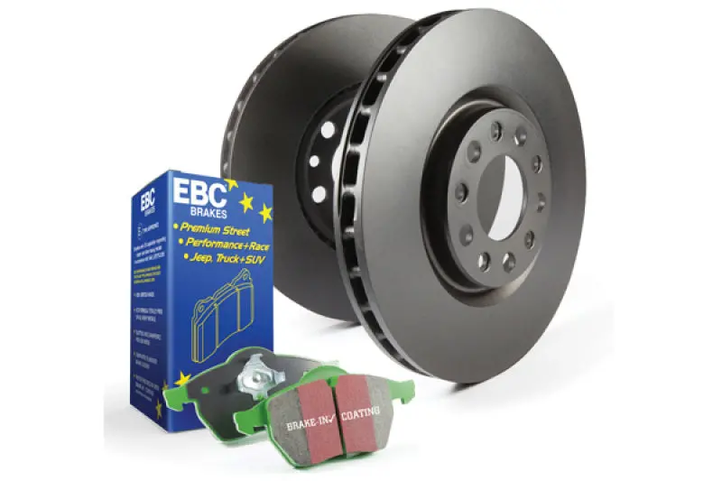 Ebc S14 Greenstuff Brake Pad And Rk Rotor Performance Kit 1