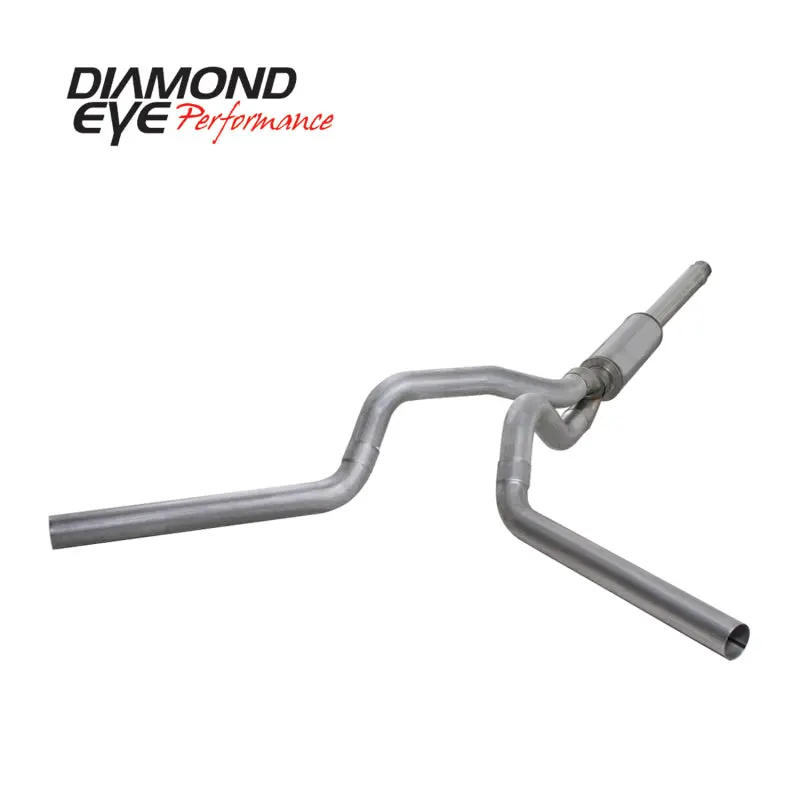 Diamond Eye 4-Inch Dual Exhaust Kit For 1994–1997 Ford 7.3L Powerstroke F250/F350 1