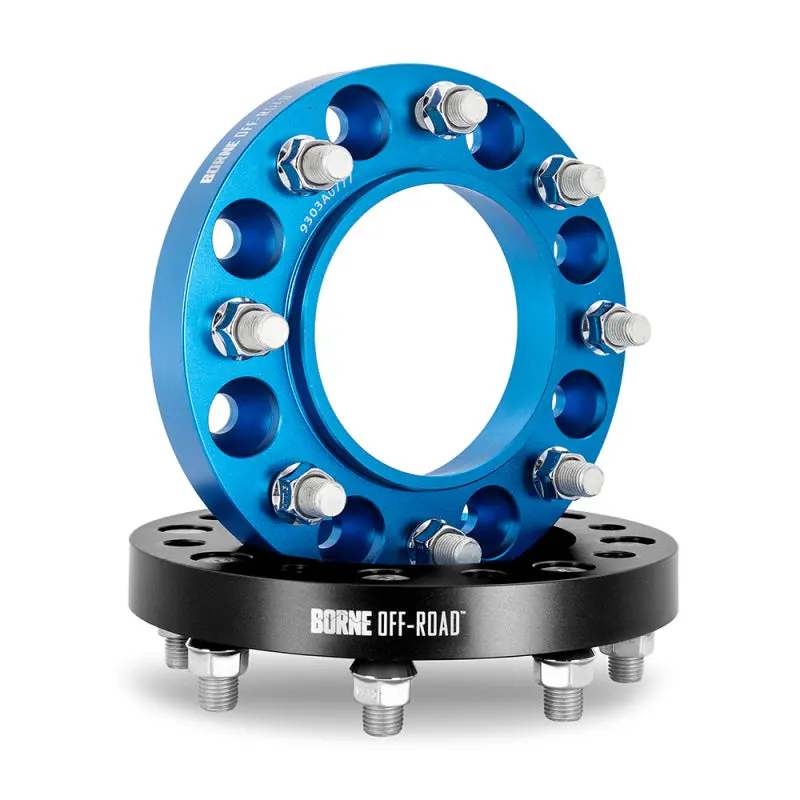 Borne Off-Road Wheel Spacers 8X165.1 121.3 25 M14 Blk 1