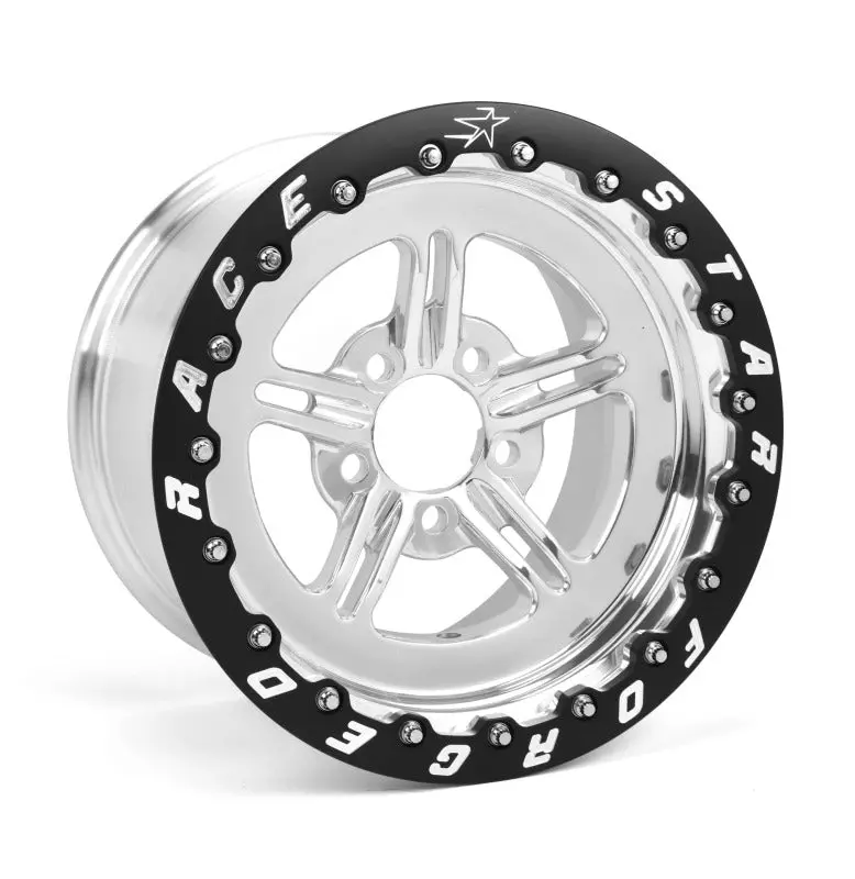 Race Star 63 Pro Forged Wheel – 15X10In, 5X4.75In Bolt Circle, 3.00In Backspace, Polished Finish 1