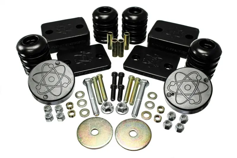 Energy Suspension Front Bump Stop Kit – Jeep Wrangler Jl (2018–2020), Black Polyurethane 1